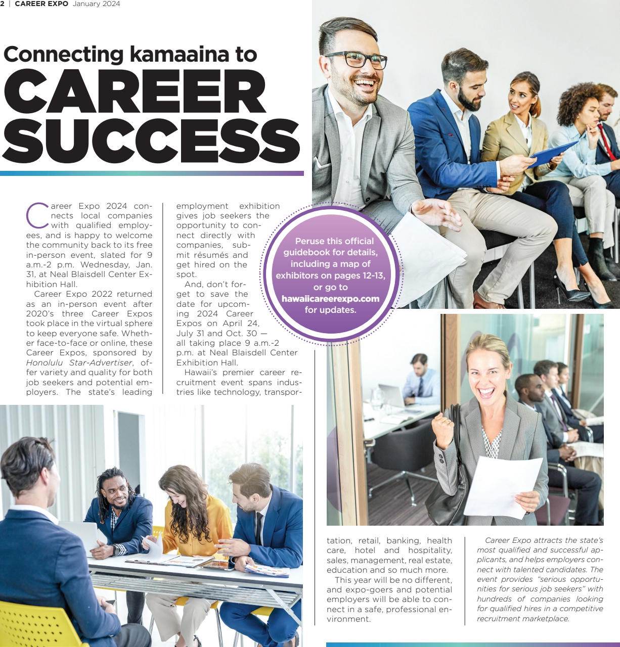 Hawaii Career Expo - January 31, 2024